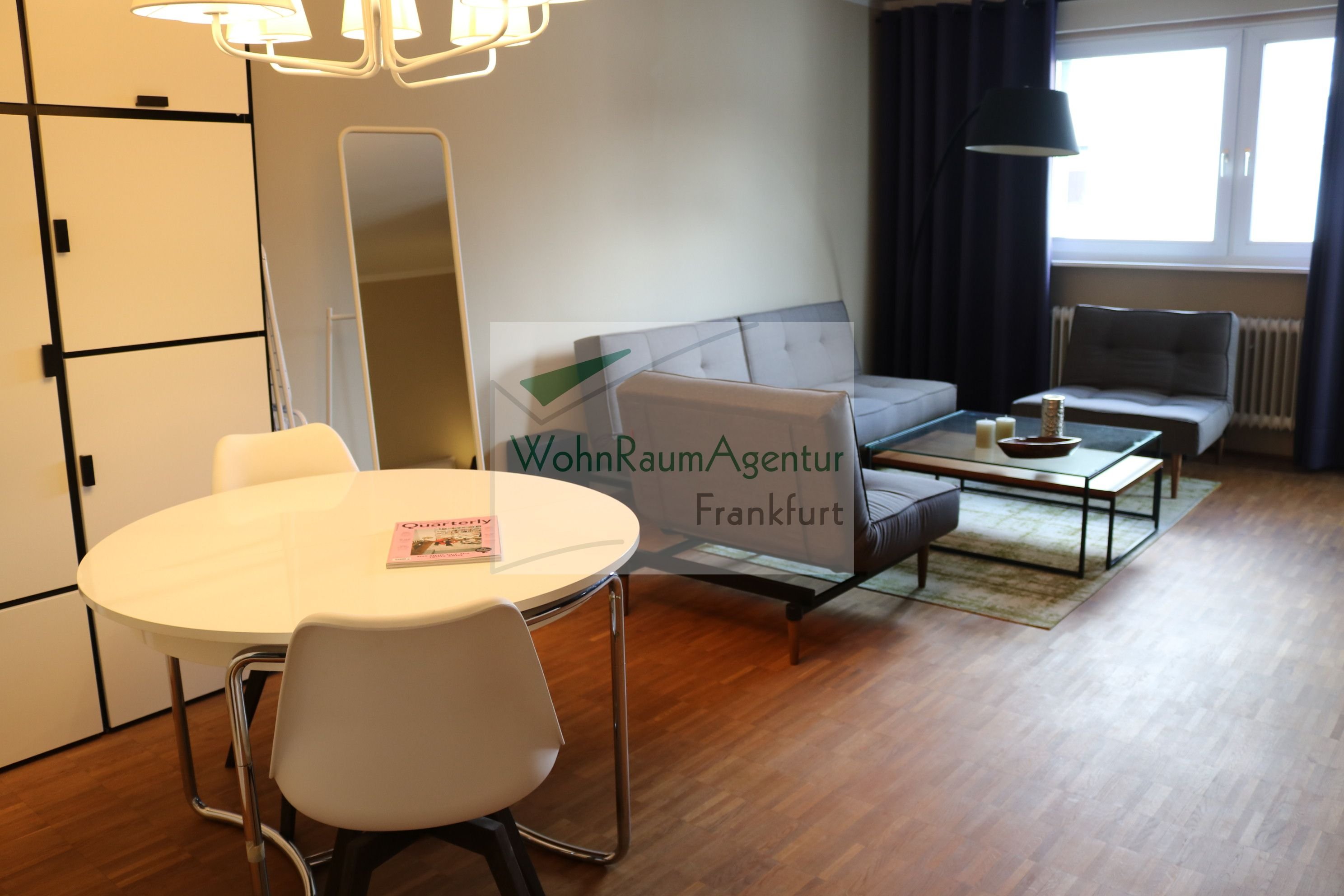 Apartment zur Miete Wohnen auf Zeit 1.100 € 1,5 Zimmer 43 m²<br/>Wohnfläche Ab sofort<br/>Verfügbarkeit Berger Straße Nordend - Ost Frankfurt am Main 60316