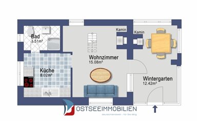 Haus zum Kauf 2 Zimmer 39 m² 680 m² Grundstück Neuenkirchen Neuenkirchen 17498