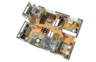 Wohnung zur Miete 960 € 3 Zimmer 92,4 m² 2. Geschoss Borghorst Steinfurt 48565