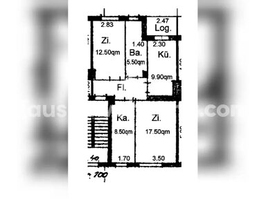 Wohnung zur Miete Tauschwohnung 403 € 2,5 Zimmer 60 m² 2. Geschoss Moabit Berlin 13409