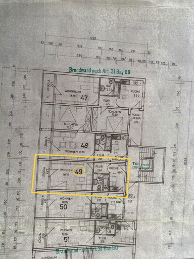 Wohnung zur Miete 450 € 1,5 Zimmer 33,1 m² 2. Geschoss frei ab 01.02.2025 Schillerstraße 2 Haidenhof Nord Passau 94032