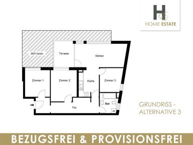 Terrassenwohnung zum Kauf provisionsfrei 350.000 € 4 Zimmer 90 m² EG frei ab sofort An den Eichen 2 A Ruhlsdorf Teltow 14513