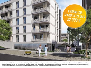 Wohnung zum Kauf Provisionsfrei 419.000 € 4 Zimmer 97,4 m² 1. Geschoss frei ab 31.12.2024 Europaplatz 14 Gispersleben Erfurt (Gispersleben) 99091