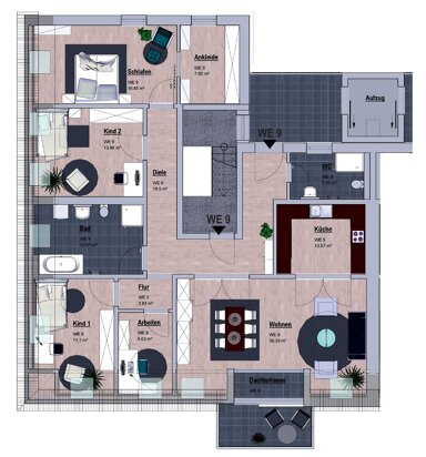 Wohnung zur Miete 1.514 € 5,5 Zimmer 137,6 m² 3. Geschoss Fabrikstraße Coswig 01640