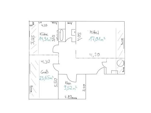 Wohnung zur Miete Tauschwohnung 825 € 3 Zimmer 75 m² Alt-Hürth Hürth 50354