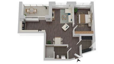 Wohnung zum Kauf 255.900 € 2 Zimmer 70,1 m² Erdgeschoss Haselünne Haselünne 49740