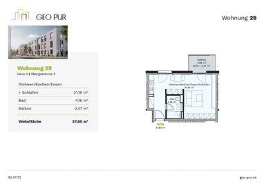Wohnung zum Kauf Provisionsfrei 187.000 € 1 Zimmer 37,8 m² 1. Geschoss Pleinfelder Str. 1 Georgensgmünd Georgensgmünd 91166
