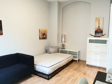 Wohnung zur Miete Wohnen auf Zeit 1.100 € 1 Zimmer 25 m² frei ab 03.03.2025 Kriegkstr. Gallus Frankfurt am Main 60326