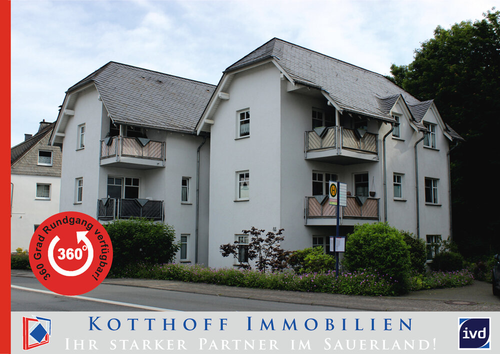 Wohnung zur Miete 307,50 € 2 Zimmer 41 m²<br/>Wohnfläche Bad Fredeburg Schmallenberg 57392