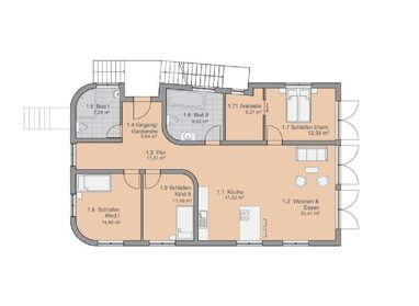 Apartment zum Kauf Provisionsfrei 690.000 € 4 Zimmer 139,6 m² Erdgeschoss Quellenstrasse 14 Leuschnerstraße Kassel 34134
