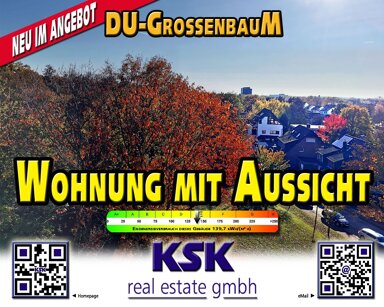 Wohnung zur Miete 460 € 2 Zimmer 60,9 m² 6. Geschoss Rahm Duisburg 47269