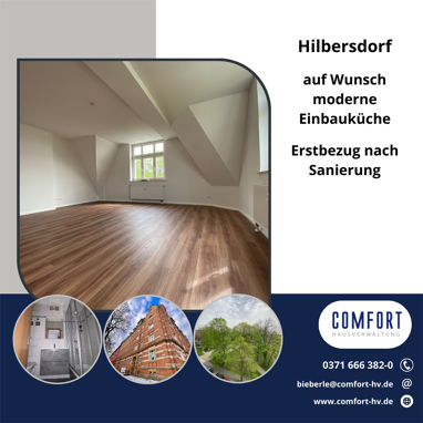 Wohnung zur Miete 295 € 2 Zimmer 50 m² 4. Geschoss Klarastraße 32 Hilbersdorf 150 Chemnitz 09131
