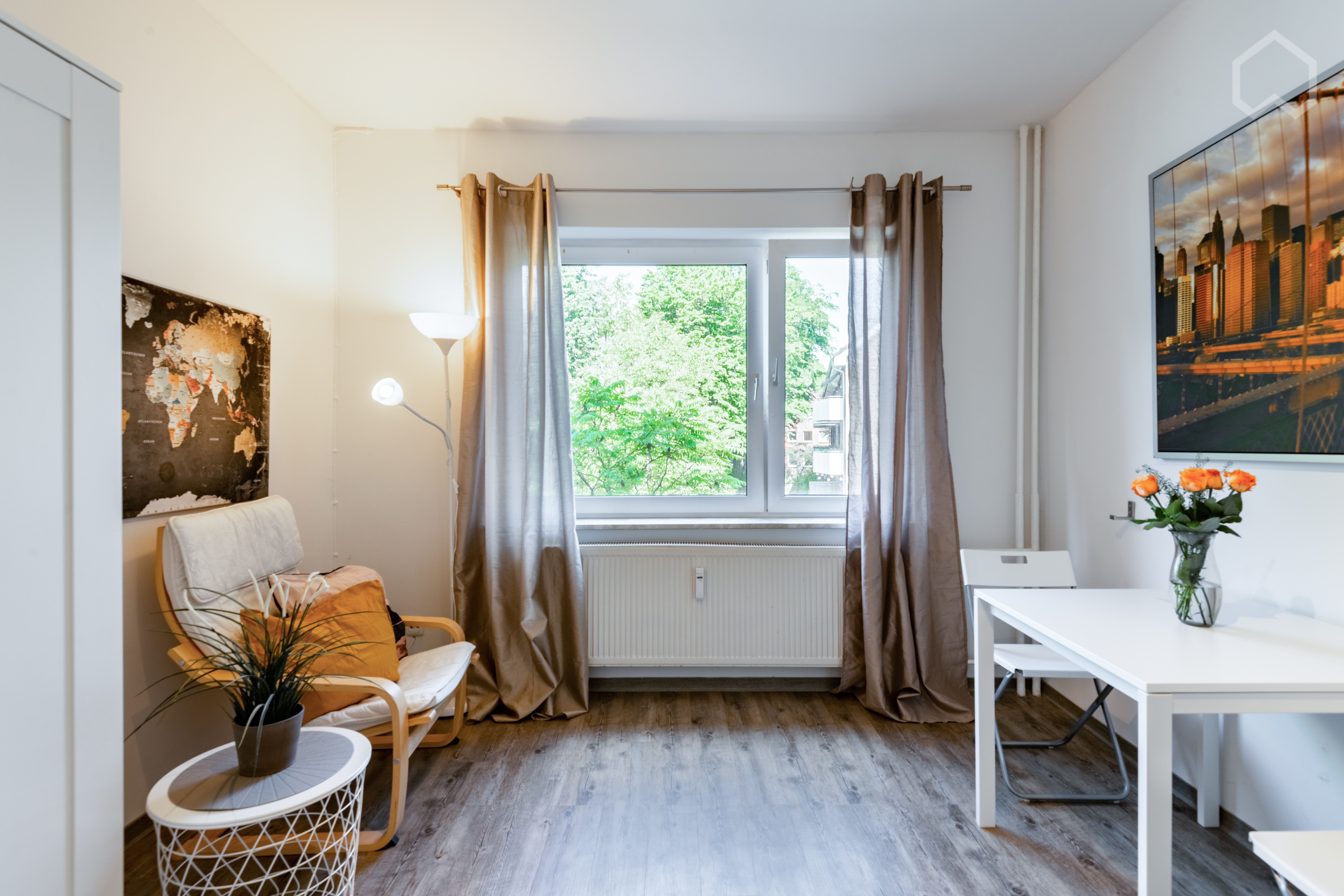 Wohnung zur Miete Wohnen auf Zeit 849 € 1 Zimmer 24 m²<br/>Wohnfläche 16.12.2024<br/>Verfügbarkeit Marienthal Hamburg 22043