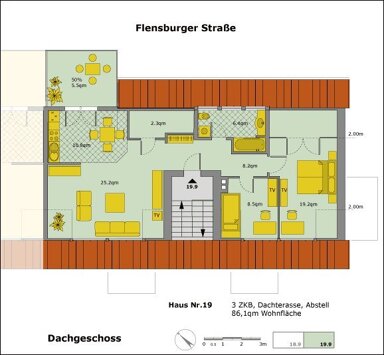 Wohnung zur Miete 730 € 3 Zimmer 86,1 m² frei ab 01.01.2025 Krämpfervorstadt Erfurt 99085