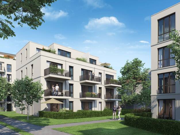 Maisonette zum Kauf - Erstbezug 699.900 € 3,5 Zimmer 114,5 m² 5. Geschoss Gustav-Adolf-Straße 10 Offenbach am Main 63069
