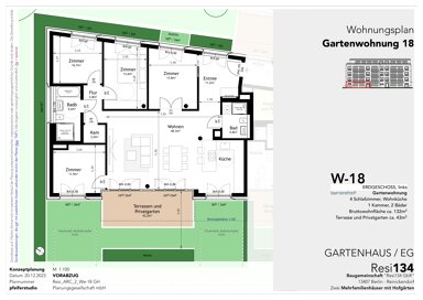 Wohnung zum Kauf provisionsfrei 807.730 € 5 Zimmer 141 m² 1. Geschoss Residenzstraße 134 Reinickendorf Berlin 13409