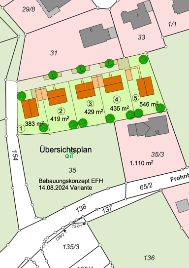 Grundstück zum Kauf provisionsfrei 164.000 € 383 m² Grundstück Frohnhofer Straße 12 Stöckach Igensdorf 91338