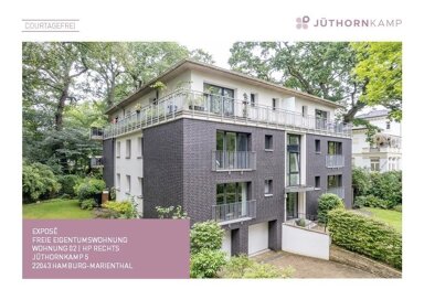 Terrassenwohnung zum Kauf provisionsfrei 645.000 € 4 Zimmer 107,5 m² EG frei ab sofort Jüthornkamp 5 Marienthal Hamburg 22043