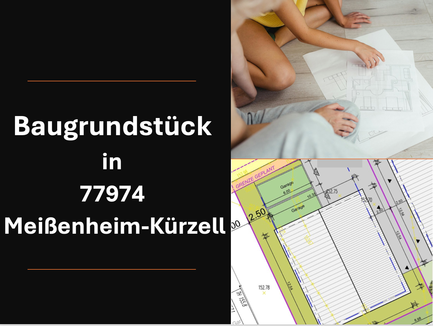 Grundstück zum Kauf provisionsfrei 92.510 € 319 m²<br/>Grundstück Kürzell Meißenheim 77974