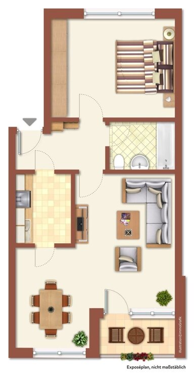 Wohnung zum Kauf 255.000 € 2 Zimmer 57,1 m² 1. Geschoss Franzosenbauer - Ost Kempten (Allgäu) 87435