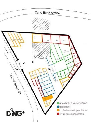 Garage zur Miete Schwabacher Straße Leichendorf Zirndorf 90513