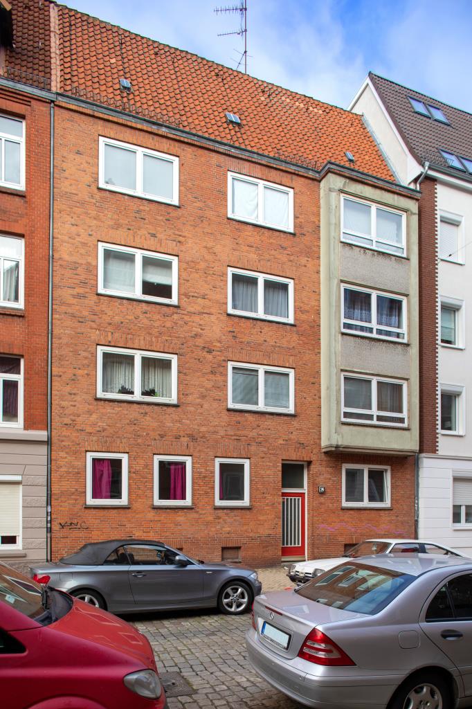 Wohnung zur Miete 449 € 2,5 Zimmer 56,8 m²<br/>Wohnfläche Erdgeschoss<br/>Geschoss Reeperbahn 29 Gaarden - Ost Bezirk 2 Kiel 24143