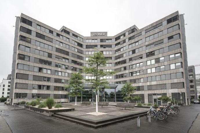 Bürofläche zur Miete 50 m²<br/>Bürofläche von 8 m² bis 50 m²<br/>Teilbarkeit Hahnstraße 70 Niederrad Frankfurt am Main 60528