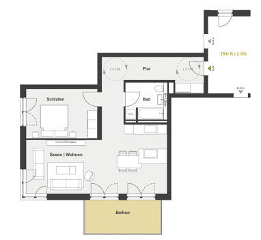 Wohnung zum Kauf Provisionsfrei 549.000 € 2 Zimmer Nord Schwabach 91126