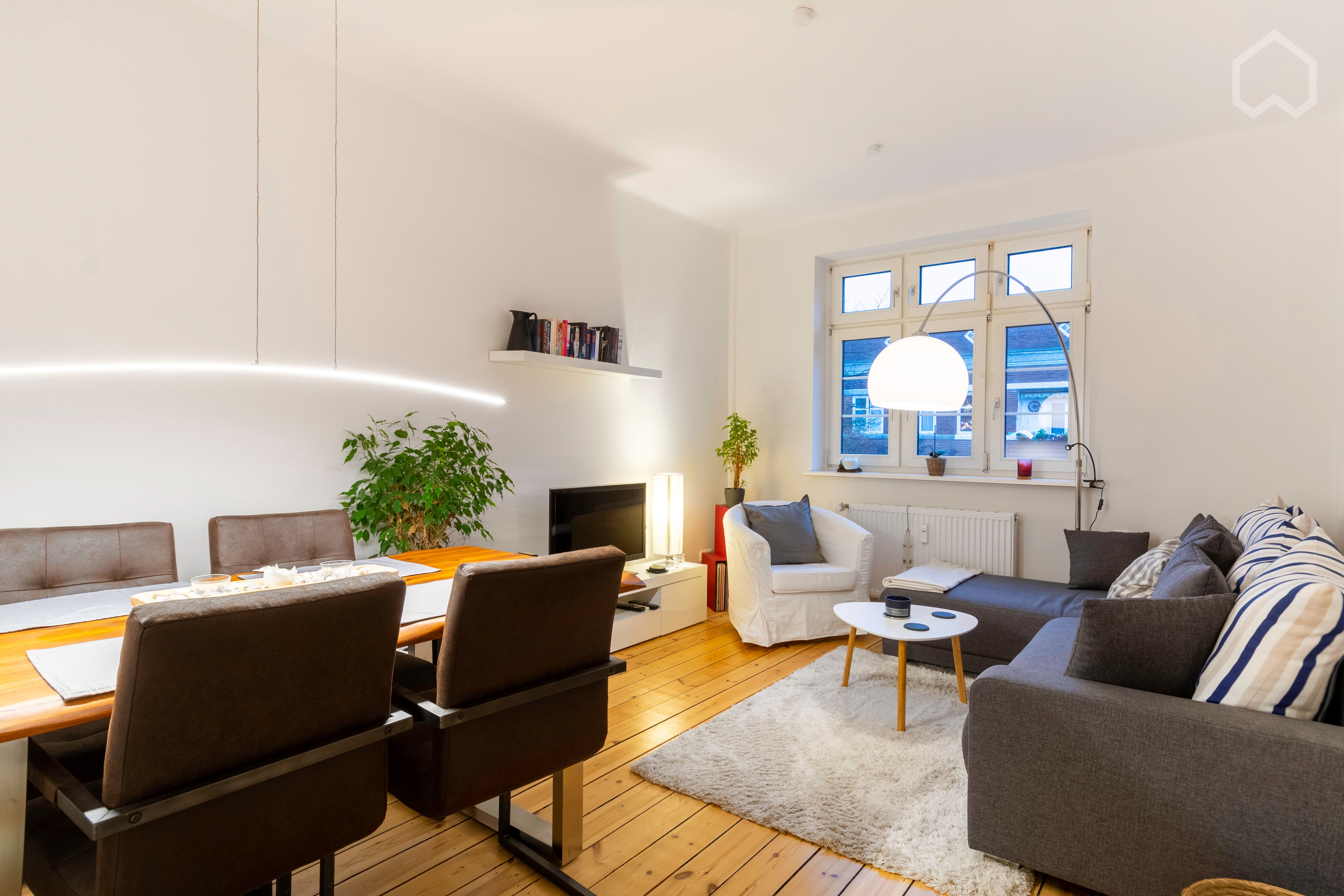 Wohnung zur Miete Wohnen auf Zeit 1.990 € 3 Zimmer 61,5 m²<br/>Wohnfläche 31.12.2024<br/>Verfügbarkeit Barmbek - Nord Hamburg 22307