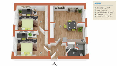 Wohnung zum Kauf 145.000 € 3 Zimmer 57 m² Gailenkirchen Schwäbisch Hall 74523