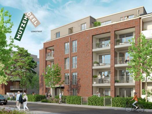 Penthouse zum Kauf - Neubau provisionsfrei 940.000 € 4 Zimmer 95,7 m² 4. Geschoss Mutzenbecherweg 17 Lokstedt Hamburg 22529