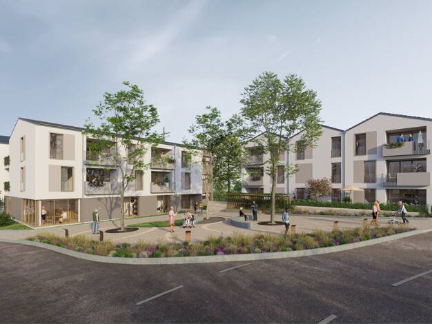 Wohnung zum Kauf - Neubau 411.000 € 2 Zimmer 67,7 m² 1. Geschoss Schallbacher Straße 2 - 4 Rümmingen 79595