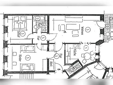 Wohnung zur Miete Tauschwohnung 600 € 3 Zimmer 87 m² EG Zentrum-Süd Leipzig 04107