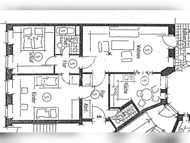 Wohnung zur Miete Tauschwohnung 600 € 3 Zimmer 87 m² EG Zentrum-Süd Leipzig 04107