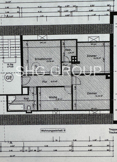 Wohnung zur Miete 400 € 3,5 Zimmer 65 m² 3. Geschoss Schwerter Str. 246 Kabel / Bathey Hagen 58099