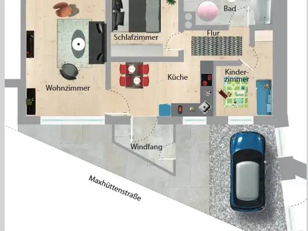Wohnung zum Kauf als Kapitalanlage geeignet 110.000 € 3 Zimmer 58 m² Bergen 83346