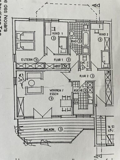 Wohnung zur Miete 1.200 € 4 Zimmer 109 m² 1. Geschoss Flutgraben Rhöndorf Bad Honnef 53604