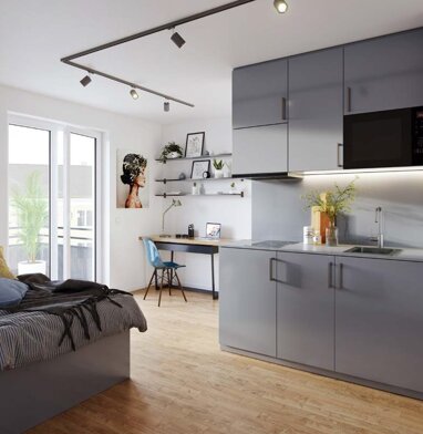 Apartment zum Kauf 245.000 € 1 Zimmer 20 m² 4. Geschoss Alt Moosach München / Moosach 80992