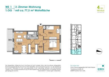 Wohnung zur Miete 799 € 3 Zimmer 77 m² 1. Geschoss frei ab sofort Rethener Winkel 18A Laatzen - Mitte III Laatzen 30880