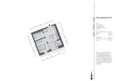 Wohnung zum Kauf Provisionsfrei 140.500 € 2 Zimmer 29,3 m² 1. Geschoss Tuttlingen Tuttlingen 78532