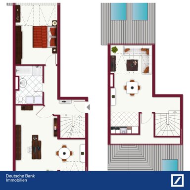 Maisonette zum Kauf provisionsfrei 220.000 € 3 Zimmer 88 m² Gartenstadt / Stadtbezirk 411 Ludwigshafen 67067