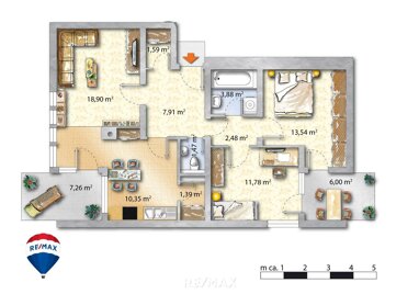 Wohnung zum Kauf 129.000 € 3 Zimmer 73 m² Erdgeschoss Gamlitzer Straße 290c - 2 Ehrenhausen 8461