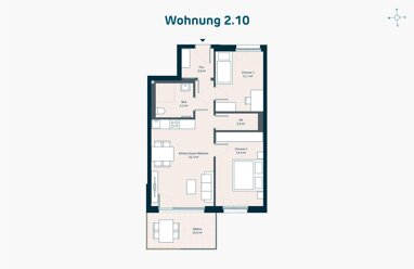 Wohnung zum Kauf provisionsfrei als Kapitalanlage geeignet 356.000 € 3 Zimmer 68,4 m² Bachwiesen Zirndorf Zirndorf 90513