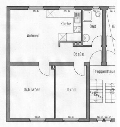 Wohnung zur Miete 290 € 2 Zimmer 50 m² 1. Geschoss Lerchenfeld 10 Spielbrink Hagen 58135