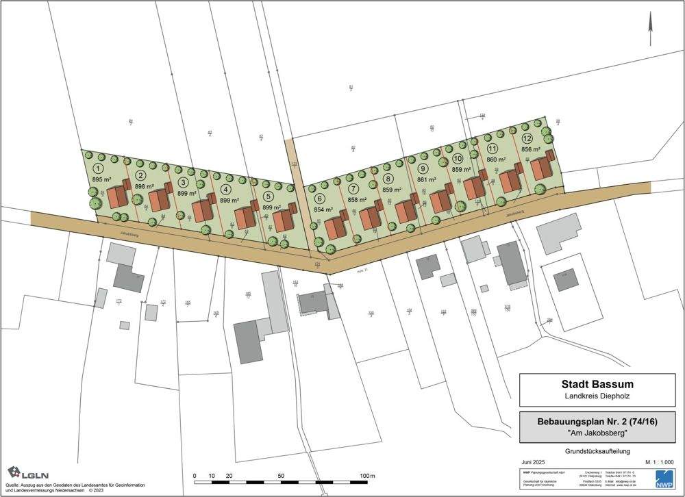 12 Baugrundstücke in Bassum-Neubruchhausen!
