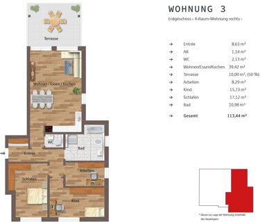 Wohnung zum Kauf Provisionsfrei 530.000 € 4 Zimmer 113,4 m² Altstadt II - Nord Mülheim 45473