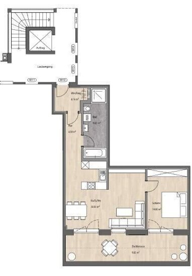 Wohnung zum Kauf Provisionsfrei 438.500 € 2 Zimmer 73,5 m² 1. Geschoss Kunigundenweg Großberg Pentling 93080
