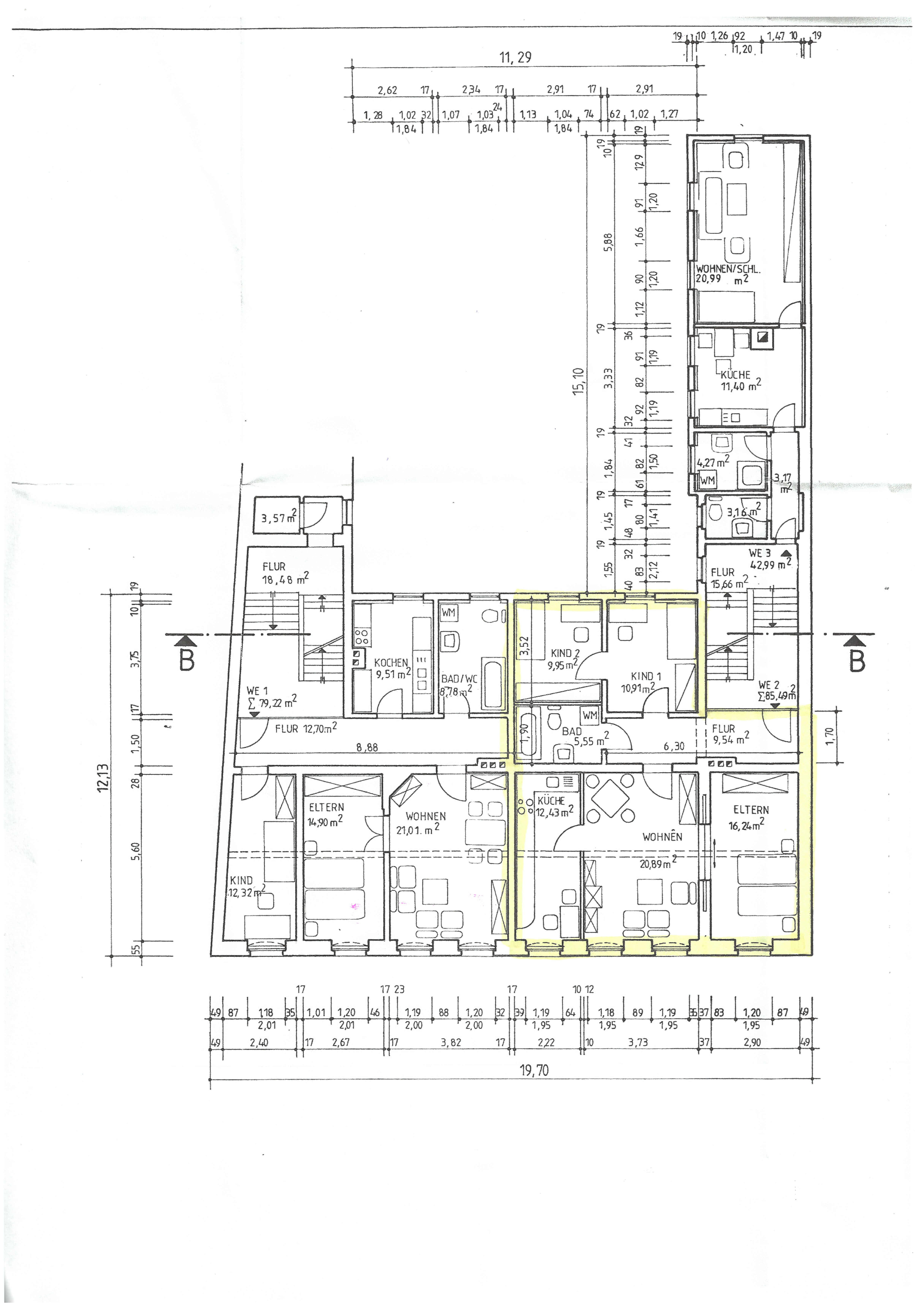 Wohnung zur Miete 440 € 4 Zimmer 86 m²<br/>Wohnfläche 1. Stock<br/>Geschoss Sonneberg Sonneberg 96515