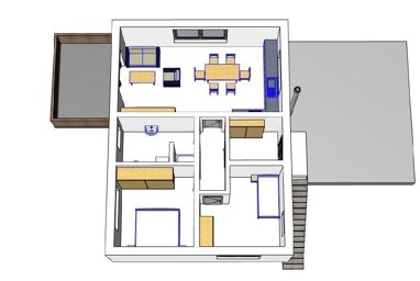 Terrassenwohnung zur Miete 990 € 3 Zimmer 73 m² 1. Geschoss Frauenberg Landshut 84036