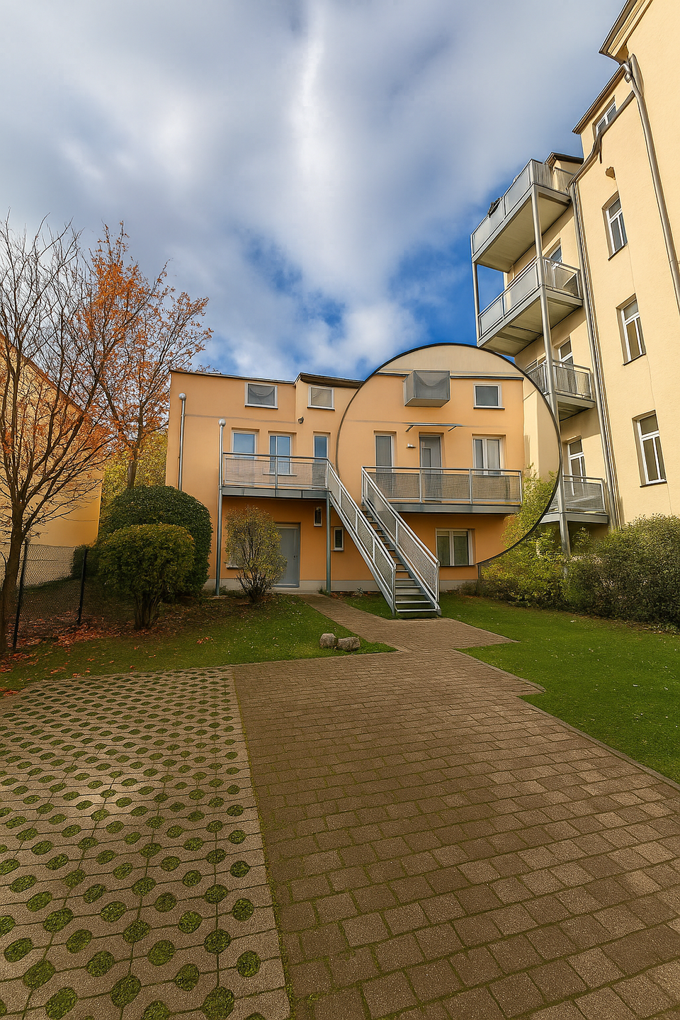 Erfurt-Altstadt – Vermietete 2-Zimmer-Wohnung mit sonniger Dachterrasse und Alleinstellungswert  (Hinterhaus)